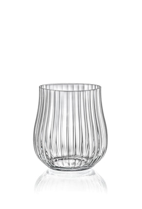 Bohemia Crystal Wasserglas Tulipa Optic 350 ml (6er Set)
