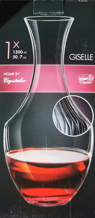 Bohemia Crystal wine decanter / carafe Giselle Optic 1500 ml