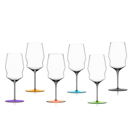 Verres à vin Kalyke, Harlequin 520 ml - Kvetna 1794