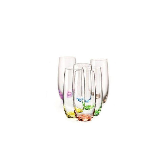 Bohemia Crystal Tumblers Rainbow 350 ml (Set of 6)