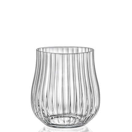 Bohemia Crystal Wasserglas Tulipa Optic 350 ml (6er Set)