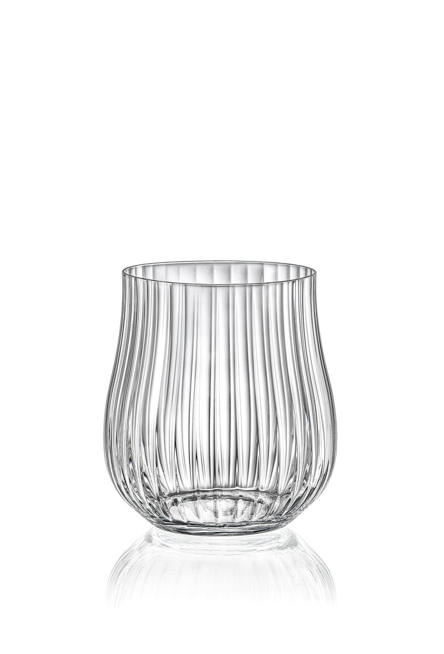 Bohemia Crystal Wasserglas Tulipa Optic 350 ml (6er Set)