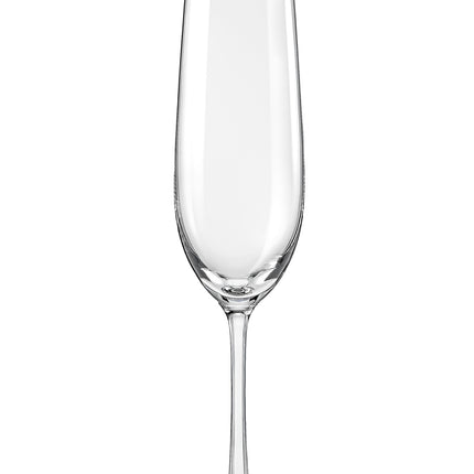 Bohemia Crystal Champagnergläser / Flute Viola 190 ml (6er set)