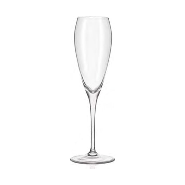 Bohemia Crystal BRAVISSIMO Champagnerflöte 220 ml (6er Set)
