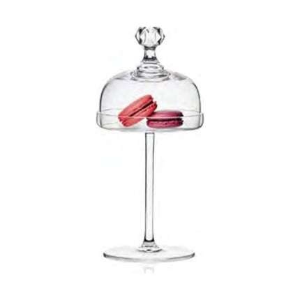 Bohemia Crystal PÂTISSERIE SECRÈTE Klare Glasglocke 93 × 92 mm (6er Set)
