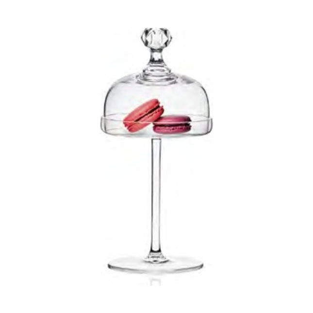 Bohemia Crystal PÂTISSERIE SECRÈTE Klare Glasglocke 93 × 92 mm (6er Set)