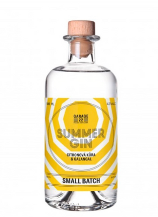 Gin – Garage22 – “Summer Gin” with citrus peels and galangal – 500 ml, 42% alcohol. 