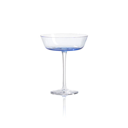 Kvetna 1794 Schaumweinglas Fuchs 120 ml – Hellblau / Kristall