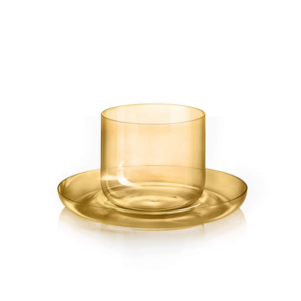 Kvetna 1794 Tassen-Set DROP - cappuccino 265 ml (2-teilig) – Amber
