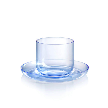 Kvetna 1794 Tassen-Set DROP - cappuccino 265 ml (2-teilig) – Hellblau