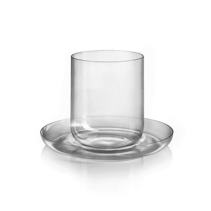Kvetna 1794 Tassen-Set DROP - flat white 200 ml (2-teilig) – Smoke