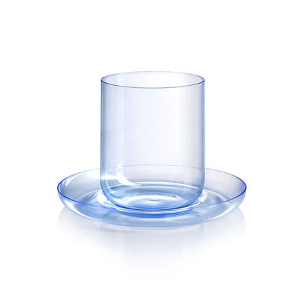 Kvetna 1794 Tassen-Set DROP - flat white 200 ml (2-teilig) – Hellblau