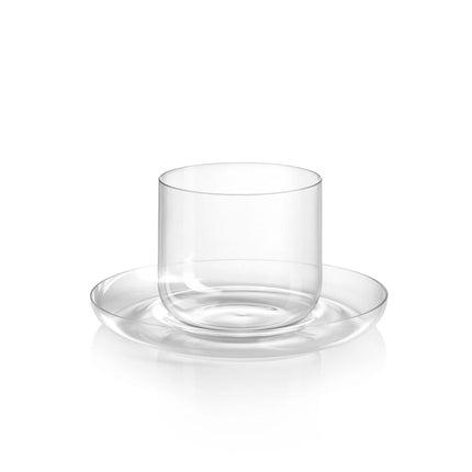 Kvetna 1794 Tasse mit Untertasse Drop Cappuccino 265 ml – Kristall