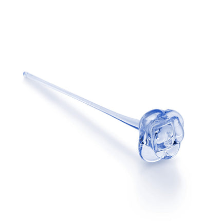 Kvetna 1794 Glasblume Fleur de Květná 325 mm – Hellblau