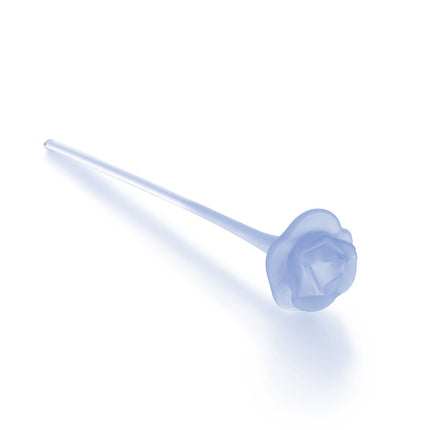 Kvetna 1794 Glasblume Fleur de Květná Matt 325 mm – Hellblau