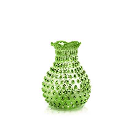 Kvetna 1794 Vase Polka Dot 180 mm – Hellgrün