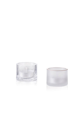 Kvetna 1794 Kerzenhalter-Set MIST & SNOWFLAKE 60 ml (2-teilig)