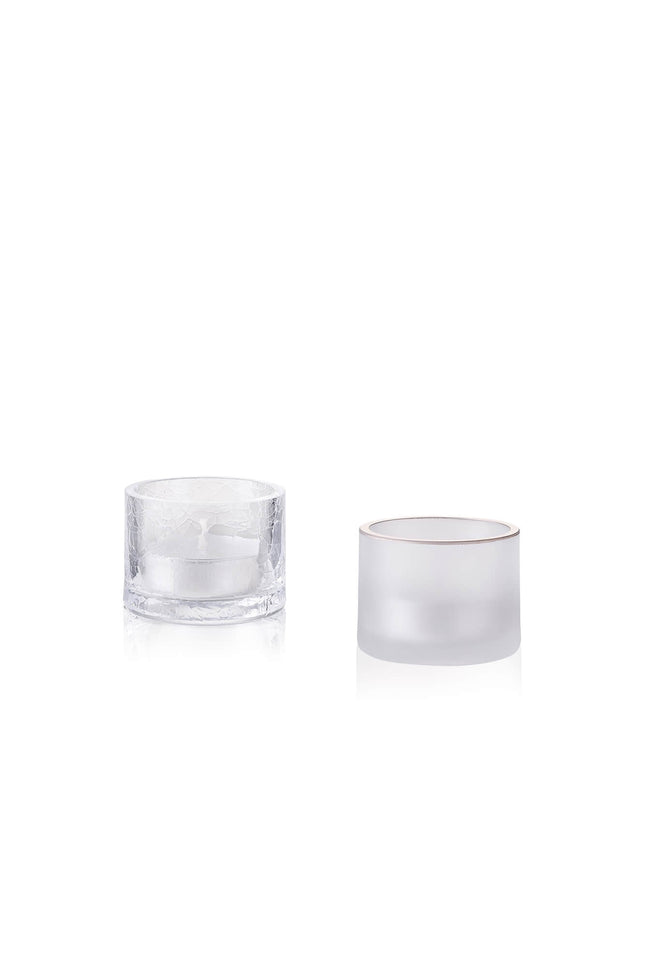 Kvetna 1794 Kerzenhalter-Set MIST & SNOWFLAKE 60 ml (2-teilig)