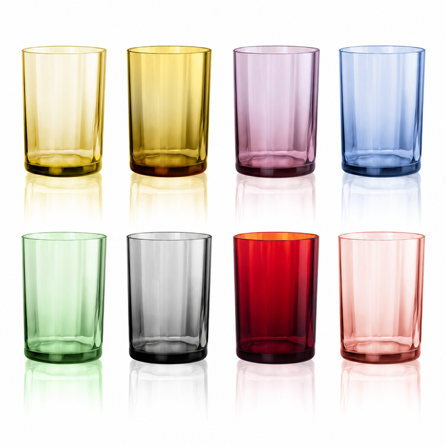 Yra Trinkglas 260 ml – acht Farben