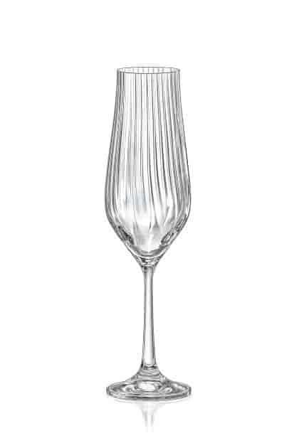Bohemia Crystal Flute / Champagnerglas Tulipa Optic 170 ml